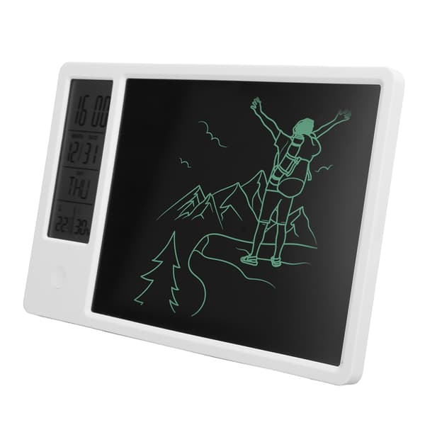 Elektronisk Kalender Skriveplade Desktop Digital Display Håndskrift Tegnetavle