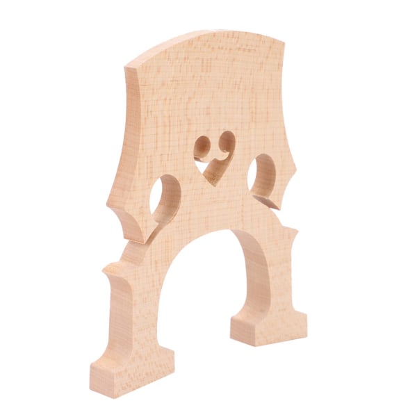Maple Wood Cello Bridge Reservedeler Instrumenttilbehør for 4/4 3/4 celloer (4/4)