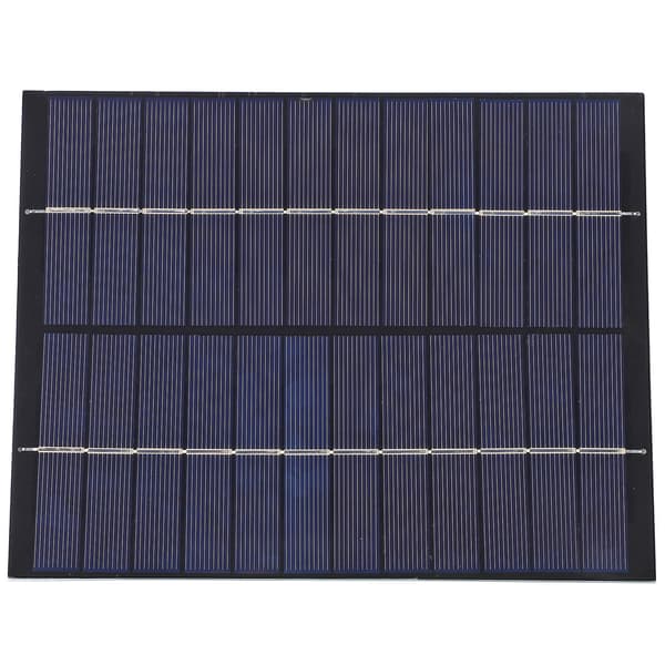 5.2W 12V Mini Solcellepanel Polykrystallinsk Silisium Solcelle DIY Modul System 5521DC Utgang
