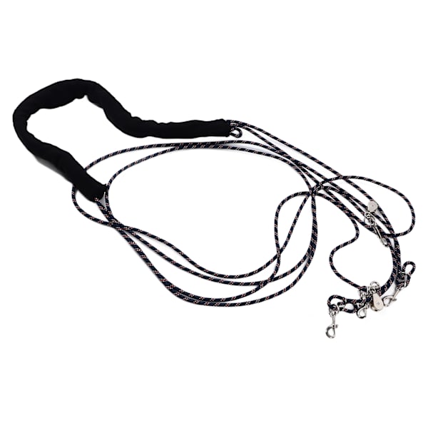 Justerbar Hest Trening og Lunging Hjelpemiddel Hest Lunging Trening Hjelpemiddel Lunge Utstyr for Hest Trening Svart