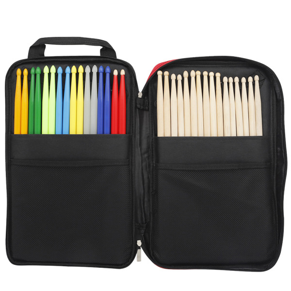 Drum Stick Laukku Paksutettu puuvillainen Multi Punainen Double Strap Bag