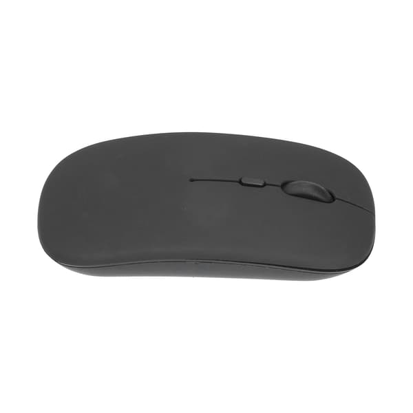 Trådløs Mus Genopladelig DualMode 2.4G Ergonomisk Lydløs Optisk Computer Tilbehør (Sort)