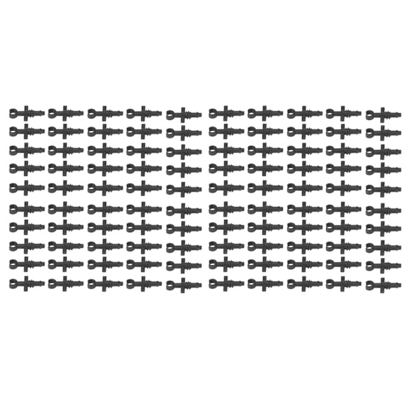 100 kpl 4/7 mm letkun mikro piikitetty päätytulpat kasteluliitin sarja puutarhoille maisemointi nurmikoille