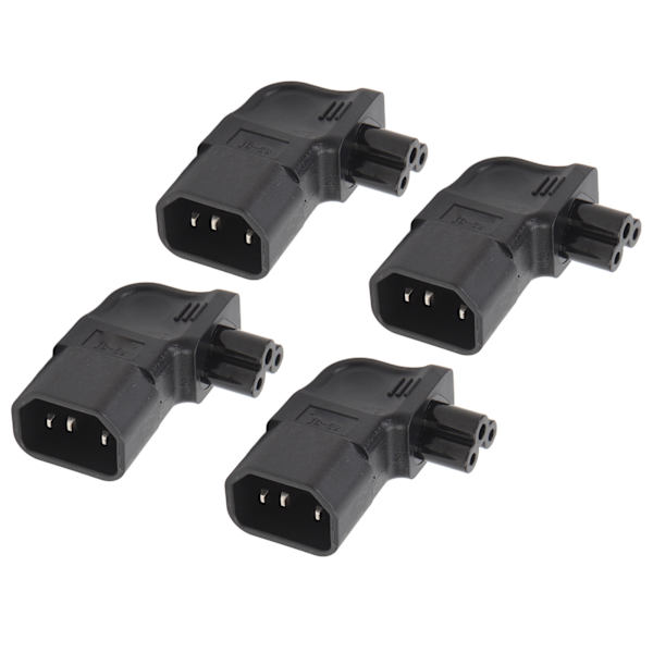 4st IEC320 C14 till IEC320 C5 Adapter Power hane till hona konverteringskontakt 250V 2,5-10A 2500W