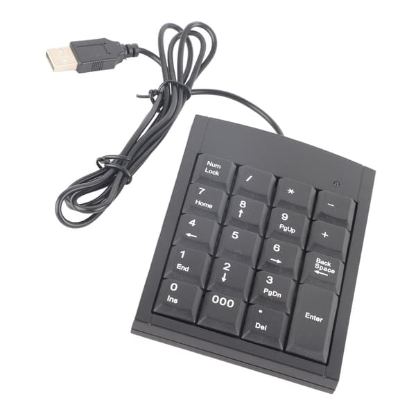 Bärbart Mini USB Numeriskt Tangentbord för Laptop