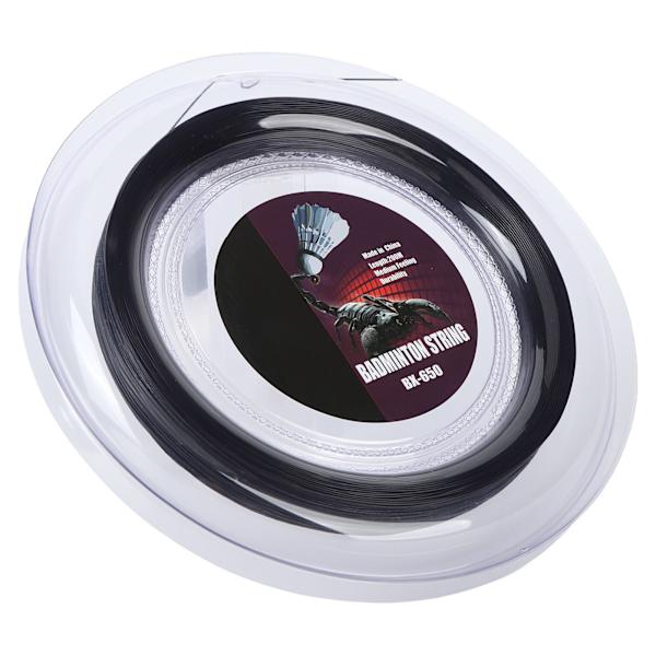 0,72mm 200m sulkapallomailanauha nylon sulkapalloharjoittelumaila string Line BX 650 musta