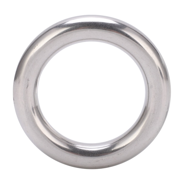 Welded O Ring Stainless Steel Welded Round Ring for Navigation Diving Hammocks and Bags10x40mm