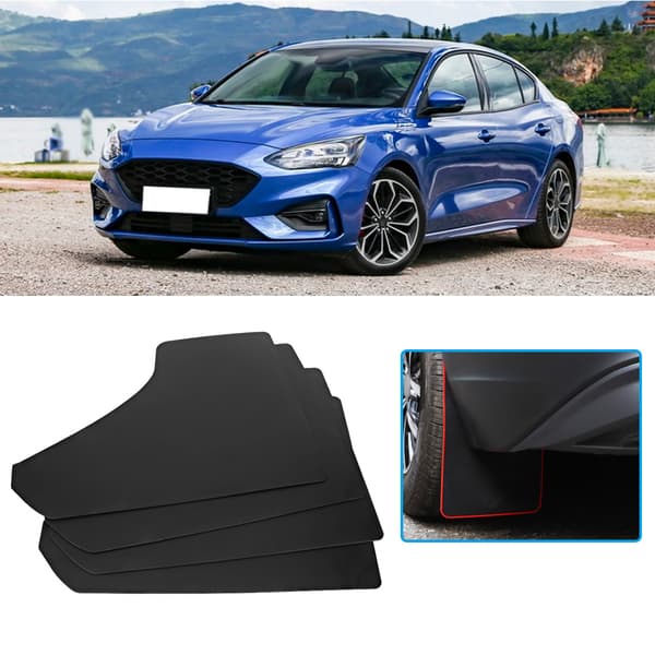 4 st Universal Stänkskyddsskydd Stänkskärmar Kompatibla Ford Focus