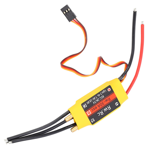 30A ESC børsteløs vannkjøling Elektrisk hastighetskontroller ESC for RC-båtmodell