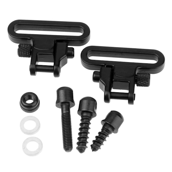 QD Sling Swivels Høystyrke Stål 2 Hurtig avtagbare Sling Swivels Tri Lock System-feste med 3 deler Sling Swivel Studs