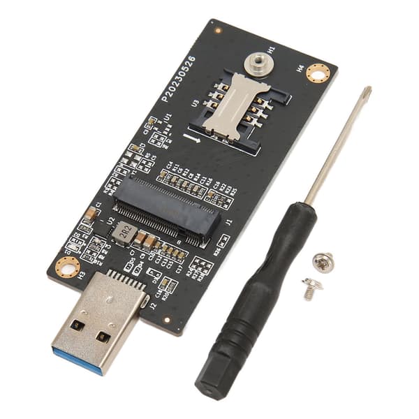 USB3.0 4G-moduulisovitinlevy NGFF M.2 Key B - USB 3.0 -sovitin SIM-korttipaikalla 4G 5G -moduulille