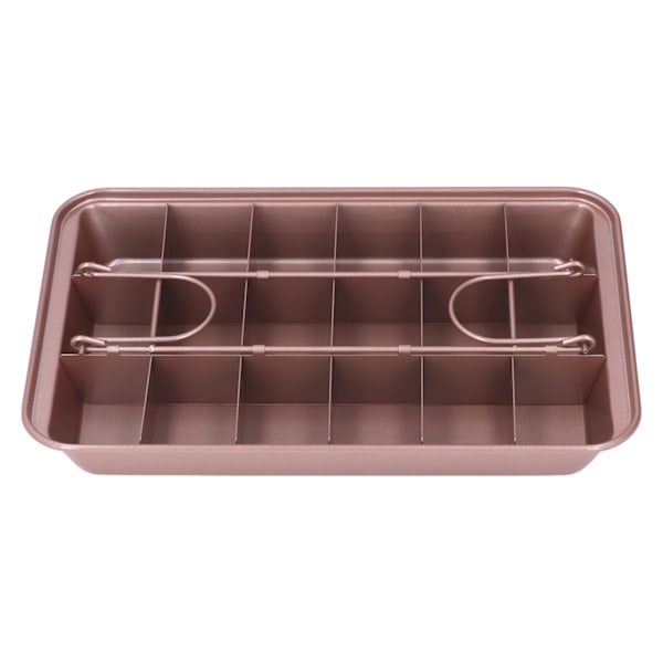 Brownie Baking Tray High Carbon Steel Donut Cake Mold Non Stick Brownie Mold for Kitchen Dessert Shop