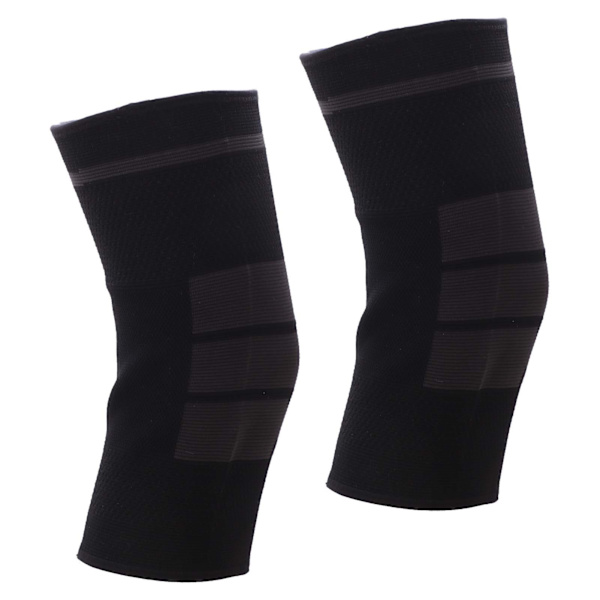 2-pack Sport Knäskydd Stickade Varma Knäskydd Skyddsutrustning för Basket Vandring Löpning KlättringL