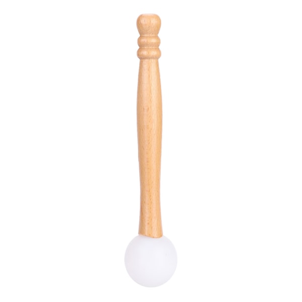 Wood Mallet Stick Gummi O-ringar för att spela Crystal Singing Bowl