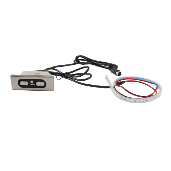 Elektrisk sofakontroll 5A 3 knapper 5-pin rett hode USB-ladeport løftestoler bryter med LED-stripe