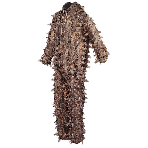 Brown Wild Camouflage Ghillie Suit 3D Leaf Jakker og bukser Sæt Tøj til jagt