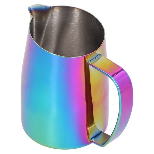 450 ml rustfritt stål kaffemjølkeskum latte kopp mugge for hjem kaffe fargerik