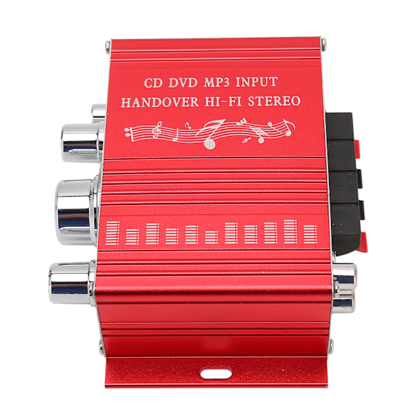 Bilforstærker DC 12V HiFi 20Hz til 20kHz MP3 CD DVD DSP 4 Lydsystem Bil Audio Forstærker til Musik Lydsystem