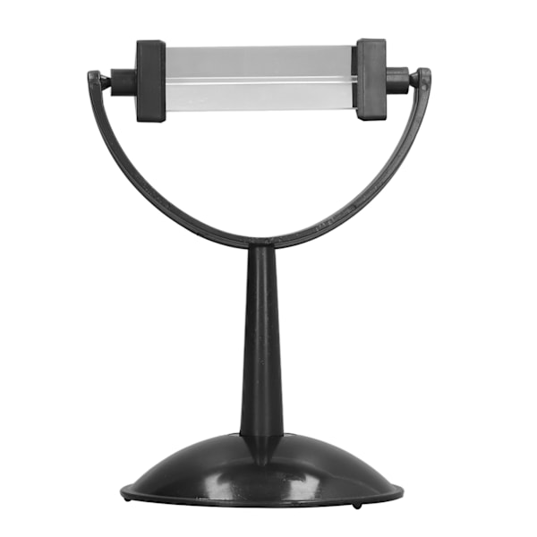 Optisk glas triangulärt prisma med stativ 360 graders rotation fotofotografering fysik ljusspektrum undervisningsverktyg L