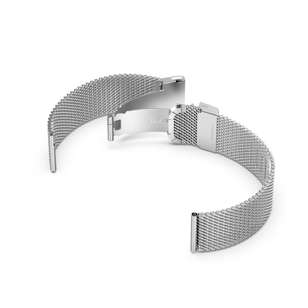 Erstatningsreim Kompatibel med Samsung Galaxy Watch4 40 44mm Rustfritt Stål Reim Kompatibel med Watch4 Classic 42 46mm 20mm Metallreim