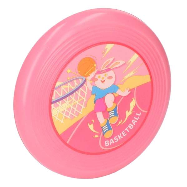 Flygande disc för barn, hopfällbar, för interaktion mellan föräldrar och barn, fysisk träning, mjuk PU-sportsdisc för utomhuslek, kanin