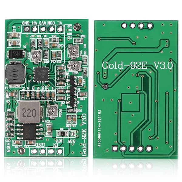 Boost Board Module LCD TCON Board VGL VGH VCOM AVDD 4 Justerbar Guld-92E Zhide