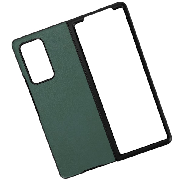 Nahkainen suojakotelo Samsung Galaxy Z Fold 2:lle - Iskunvaimennus, puhelimen kotelo, kuori, vihreä