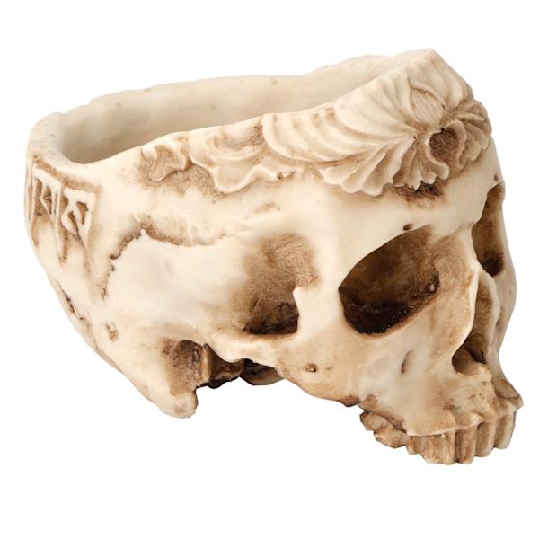 Kraniet Blomsterpot Planter Resin Kunsthåndværk Personlige Hjemmeindretning Bar Ornamenter