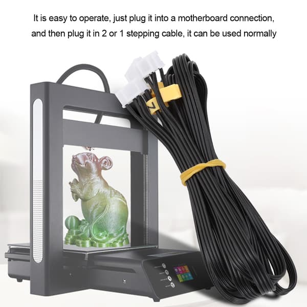 3D Printer Stepper Motor Kabel Dobbelt Z-akse Motor Konnektor Tilbehør Til CR-10