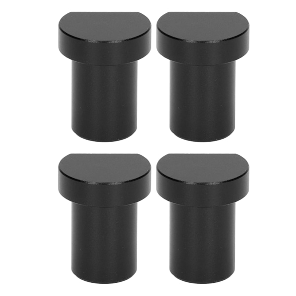 4 st träbearbetning skrivbordsstoppblock multifunktionella arbetsbänksstopp 20 mm diameter svart