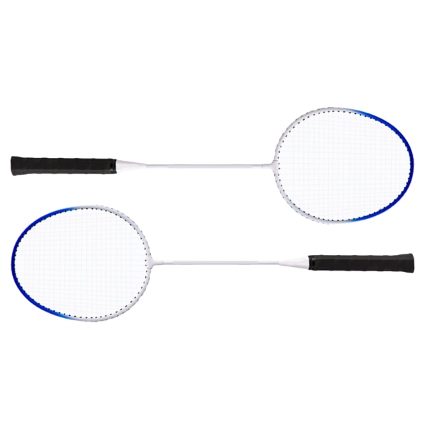 2 stk Badmintonracket Legering Ultralett sportstilbehør for treningskonkurranse Blå