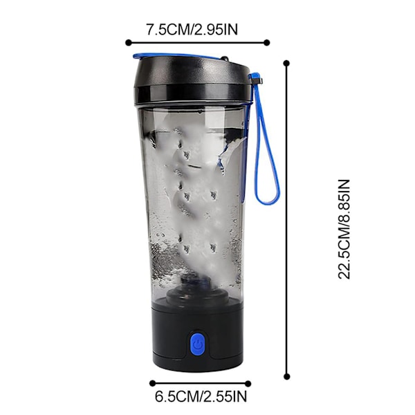 Elektriske Protein Shaker Flasker USB Oppladbar Bærbar Mikserkopp BPA-fri Shakerkopp for Protein Shakes