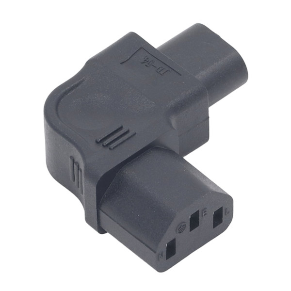 4st IEC320 C8 till IEC320 C13 power rät vinkel IEC320 C8 till C13 90 graders power 250V 2500W