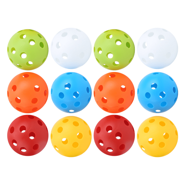 72MM 26 hull golftrening Hule plastballer Luftstrømballer for svingtrening