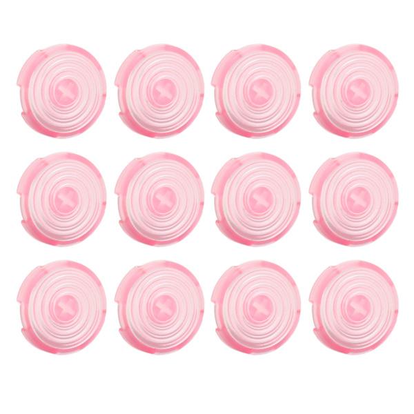 12 stk arkadeknappdeksel Bytt ut mekanisk trykknappdeksel for Kailh for Cherry for TTC for Akko for Glorious Switches Rosa