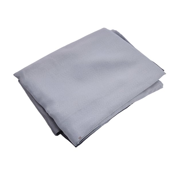 Polyester korte gardiner Urbant landskapsmønster Skyggegardin Gardin for hjem soveromdekorasjon Grå