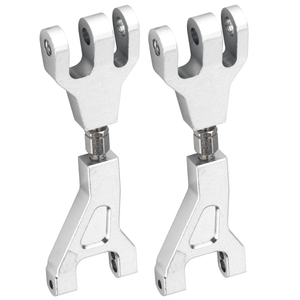 RC aluminiumlegering främre övre svängarm Passar för REDCAT 1/10 XTE fjärrkontroll bilmodell Silver