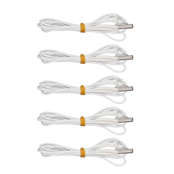 5 STK Varmepatron Rustfrit Stål Nikkel Krom Tråd 70W 3D Printer Varmerør til Ender 3 24V 1M