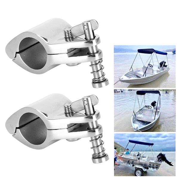 2 stk. Bådhængsel i stål, øvre kæbe, marine hardware beslag, tip style 25 mm/0,98 tommer