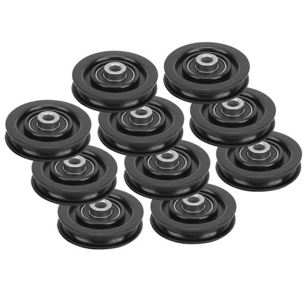 10 kpl Nylon Iron Fitness laakerihihnapyörä Kotikuntosalin lisälaitteet Harjoitusvoimaharjoittelutarvikkeet 75mm