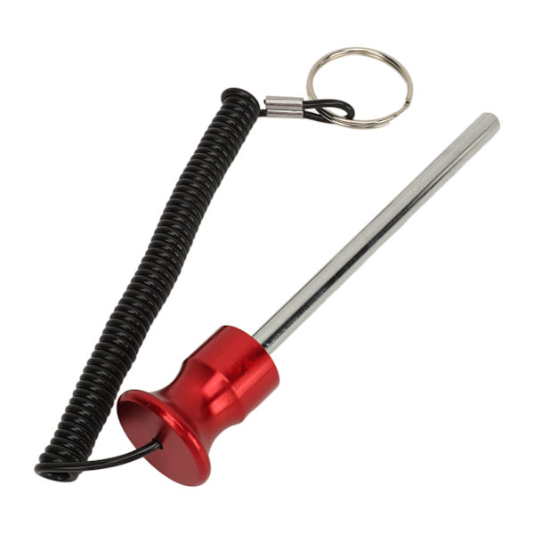 Viktmaskin Pin Magnetisk 8x125mm med Dragrep Viktmagasin Väljare Pinne för Styrketränings Tillbehör Träning Röd