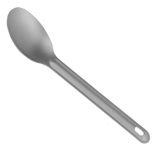 Lätt slitstark titan Spork sked metall set för utomhuscamping (titan sked)