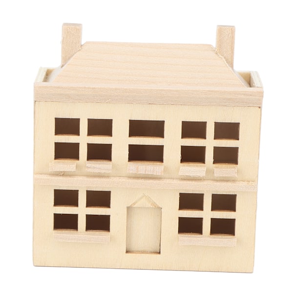 1:12 Miniatyyri Nukkekoti Villa DIY Koriste Lapselle Nukkekaluste Leikki Puinen Talo Villa Malli