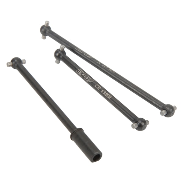 3 stk metall sentral drivaksel stål svart for ZD Racing 1/7 for EX 07 for EX07 RC Car Center Brace Bar