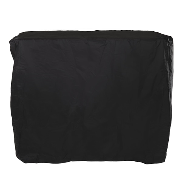 Pingisbordsöverdrag Svart Dragkedja 210 Silverbelagd Vattentät Dammtät Tennisbordsöverdrag för Uteplats 155x75x150cm