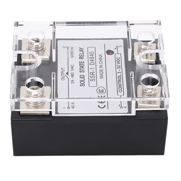 Solid State Relæ SSR Industrielle Systemer 40A DC til AC 24-480V til CNC-værktøjsmaskiner Pakkemaskiner
