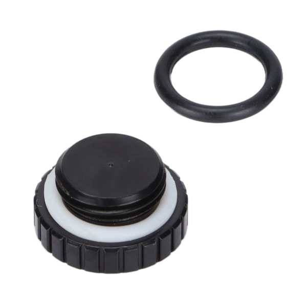 Vandstop Prop Elektroplettering Behandling Stopper Fitting til Computer Vandkølingssystem Sort