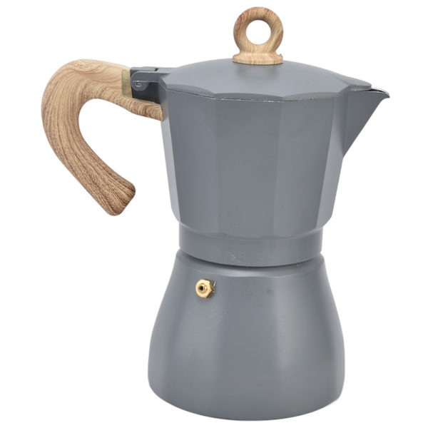Kaffetillverkare för spishäll Klassisk åttakantig kaffebryggare för camping Hushållskontor 300ML