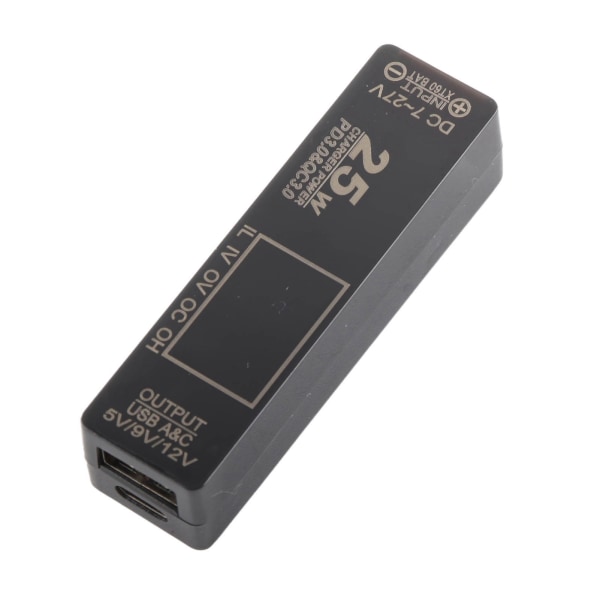 PD3.0 USB XT60 Interface til USB PD3.0 Hurtigoplader Overbelastning Kortslutningsbeskyttelse