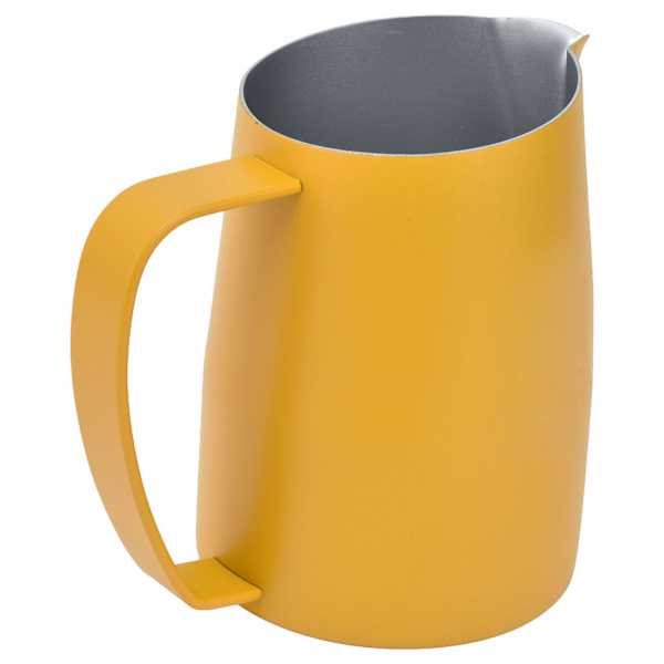 Tykkmelket skummende kanne spiss tut skummer kopp 450ml med skrå topp PTFE belegg for kaffemaskin CafeYellow